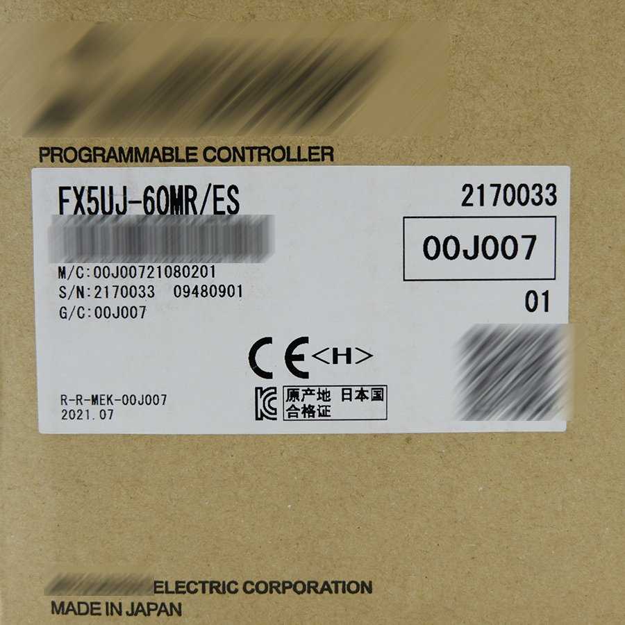 Programmable controller logic Melsec IQ-F FX5UJ-60MR/ES plc output module programmable controller melsec iq-f series