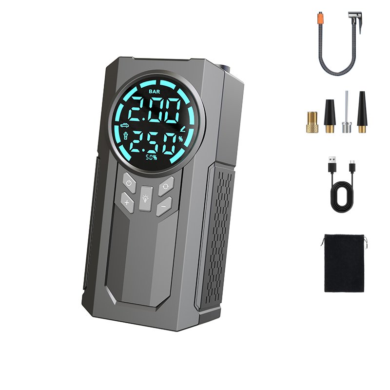 Emergency Portable Vehicle Car Battery Booster Pack Power Bank 4-in-1 Battery Tester and Jump Starter