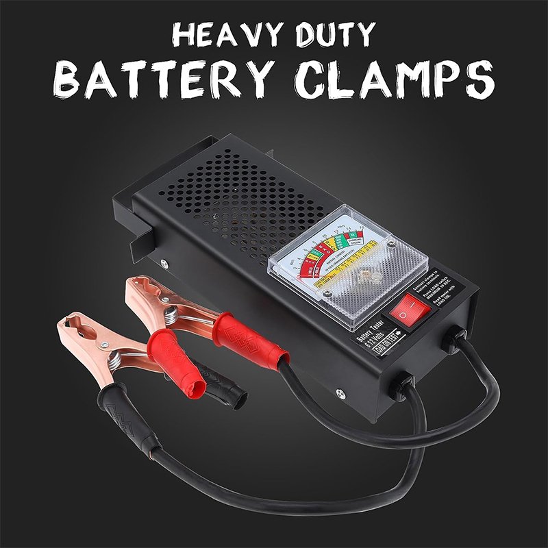 Professional Car Battery Tender Battery Load Tester 12 Volt at 100 Amps / 6 Volt at 50 Amps Battery Tester