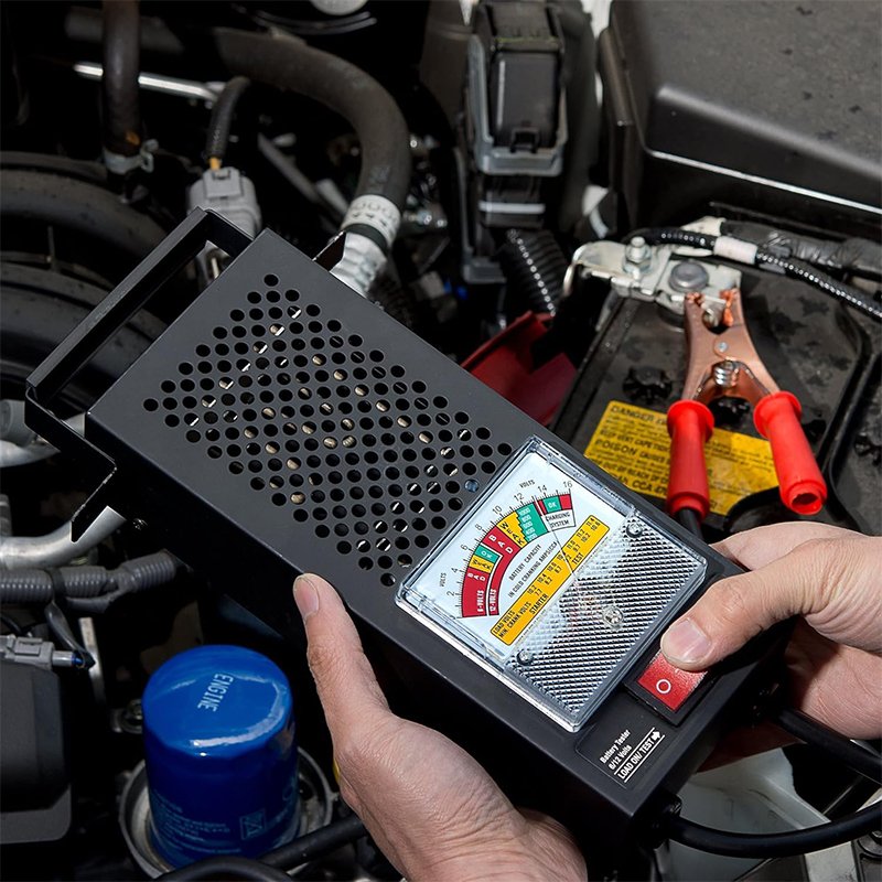Professional Car Battery Tender Battery Load Tester 12 Volt at 100 Amps / 6 Volt at 50 Amps Battery Tester