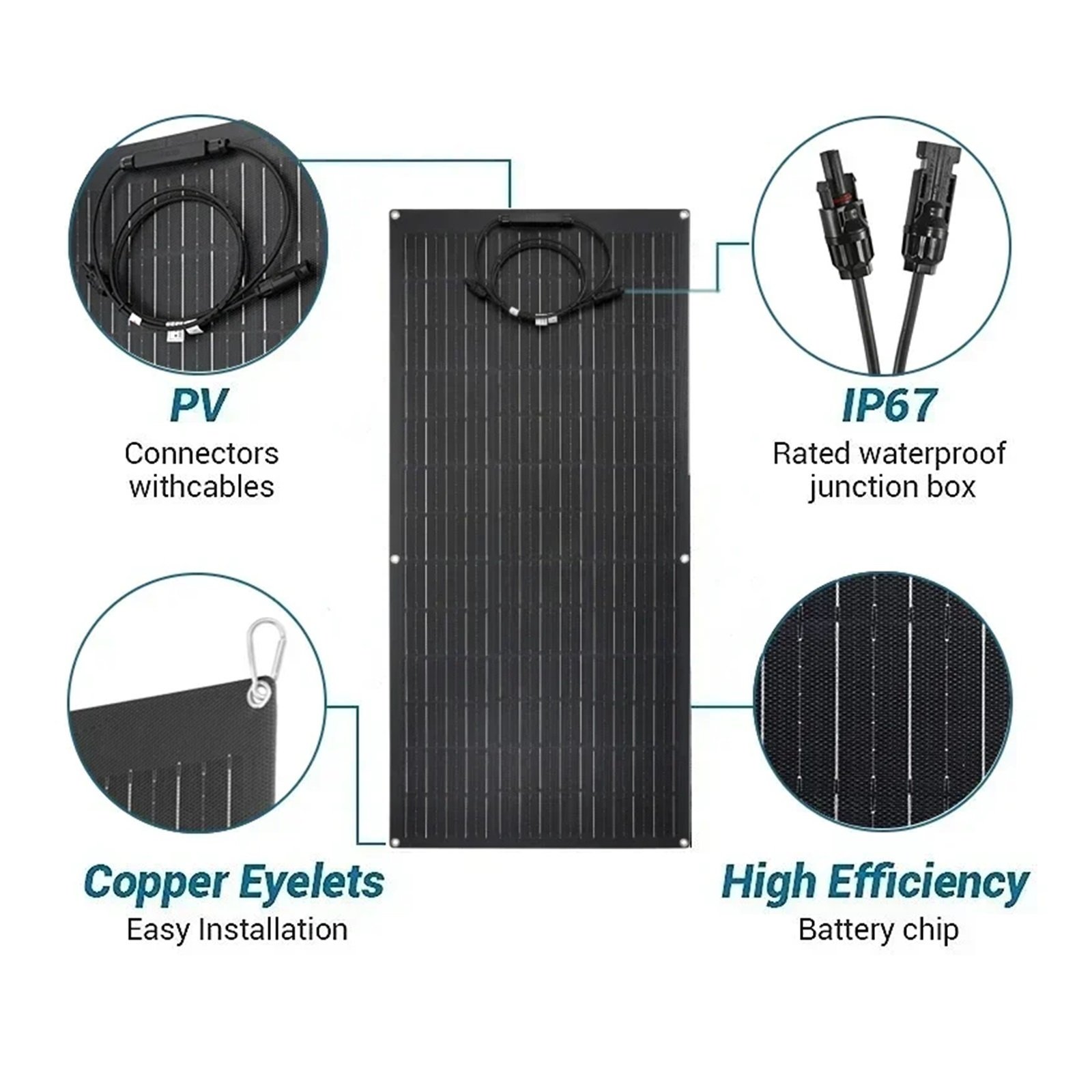 Senhuo Portable Solar 300W 600W Polycrystalline Silicon Panel Generator For Outdoor Homes