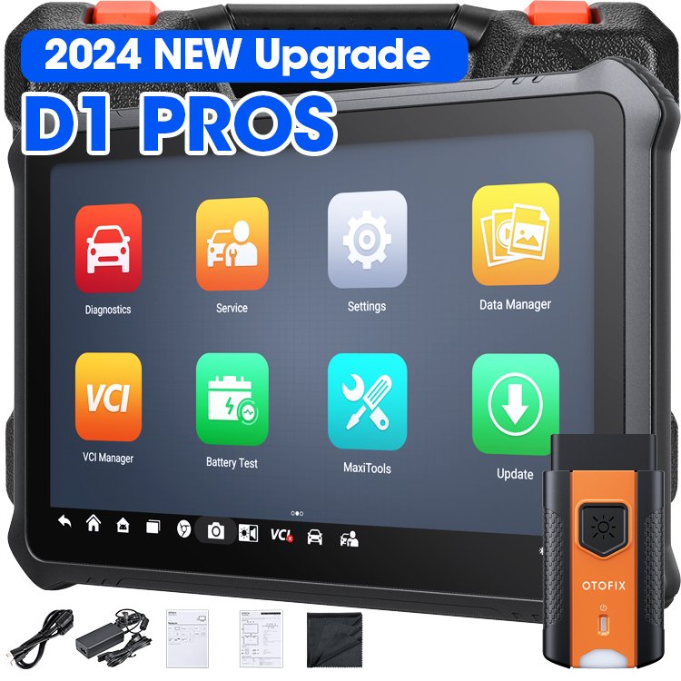 OTOFIX D1 Pros auto Diagnostic Device 2024 Best Bidirectional OBD2 Scanner Workbench Tool with Battery Power and SDK Combination