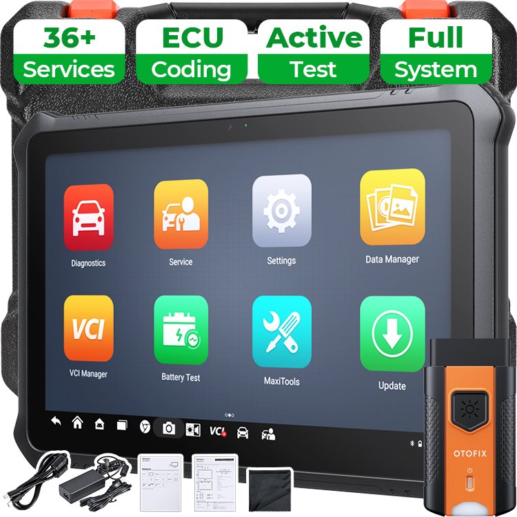 OTOFIX D1 Pros auto Diagnostic Device 2024 Best Bidirectional OBD2 Scanner Workbench Tool with Battery Power and SDK Combination