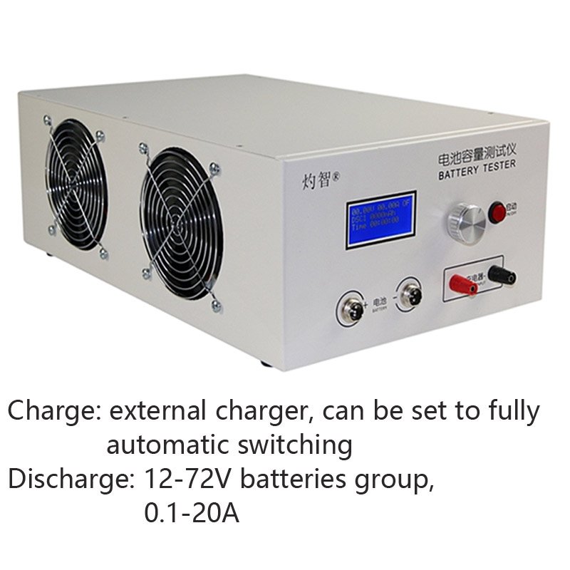 Capacity Testers analyzer 12v 24v 36v lifepo4 Auto Charge Discharging EBC-B20H 12V-72V 20A lithium battery capacity Tester