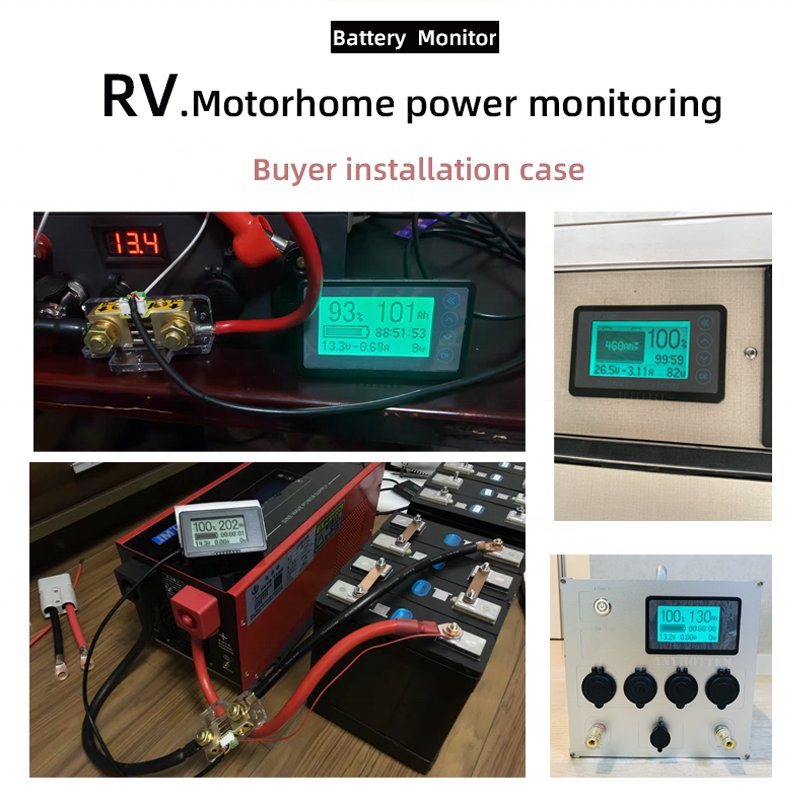 baiway TF03K 100V 350A battery monitor meter car battery capacity tester battery capacity indicator for car ups