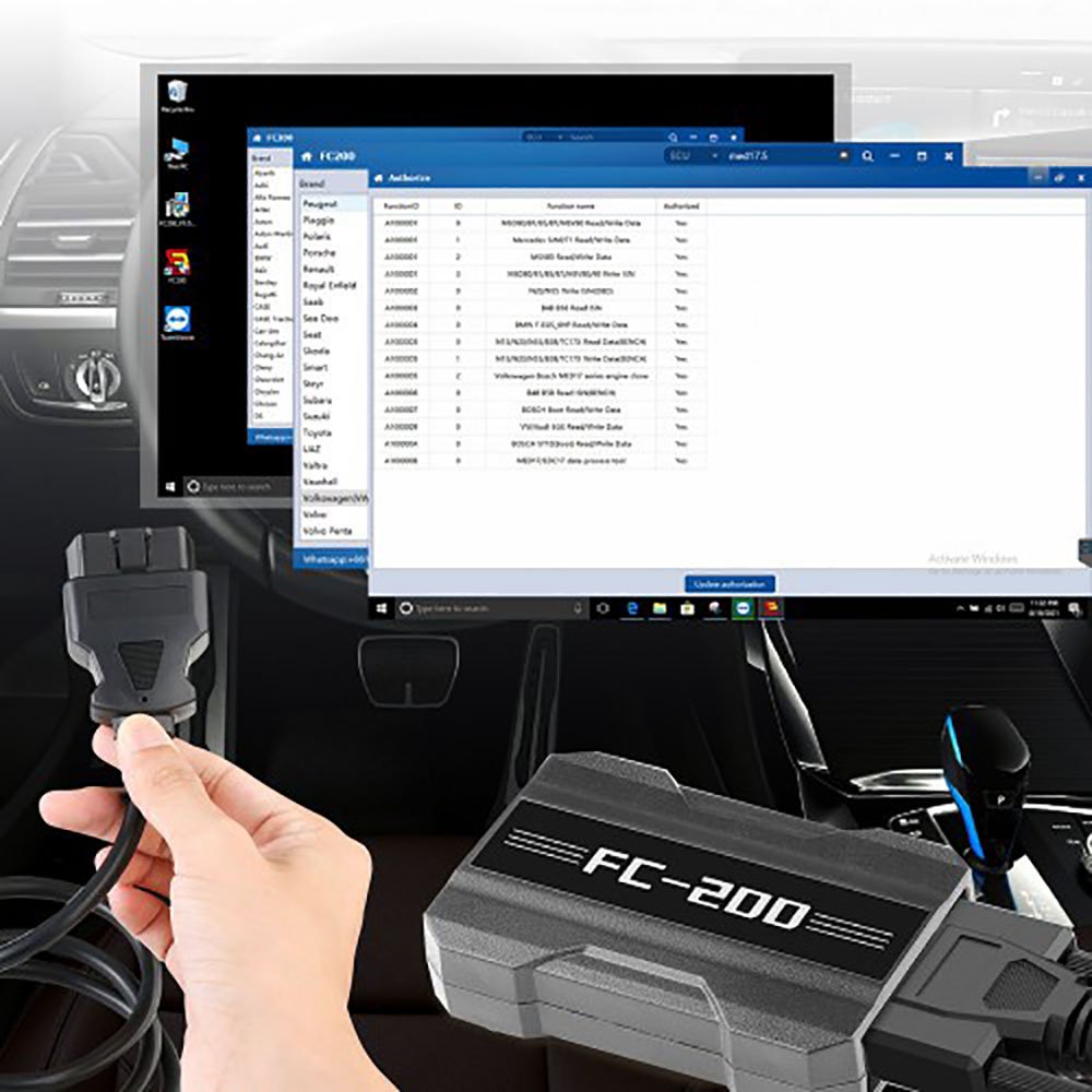 FC 200 No Need Disassembly ECU Programmer Full Version Automotive Chip Tuning Tool CG FC200 Diagnostic tools