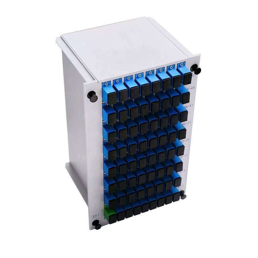 High Quality PLC Splitter LGX Box 1x2/4/8/16/32 SC UPC/APC Connector Fiber Optic PLC Splitter