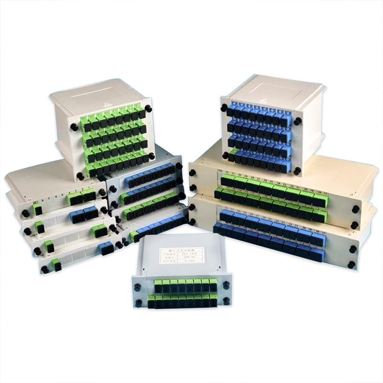 High Quality PLC Splitter LGX Box 1x2/4/8/16/32 SC UPC/APC Connector Fiber Optic PLC Splitter