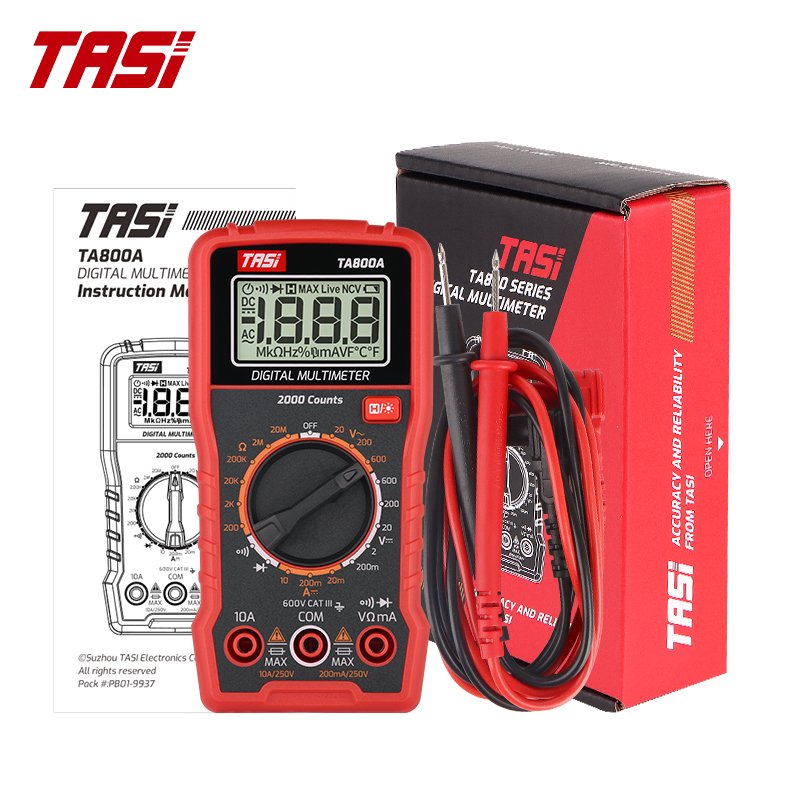 TASI TA800A/TA806A Digital Multimeter 600V True RMS Voltage Meters Smart Multimeter Digital Professional Voltage Tester
