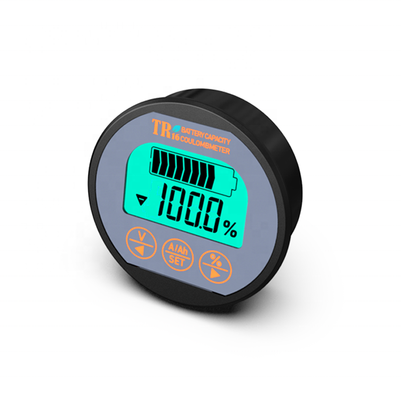 Universal LCD Car Acid Lead Lithium Battery Monitor Charge Discharge Battery Capacity Indicator Meter Tester TR16