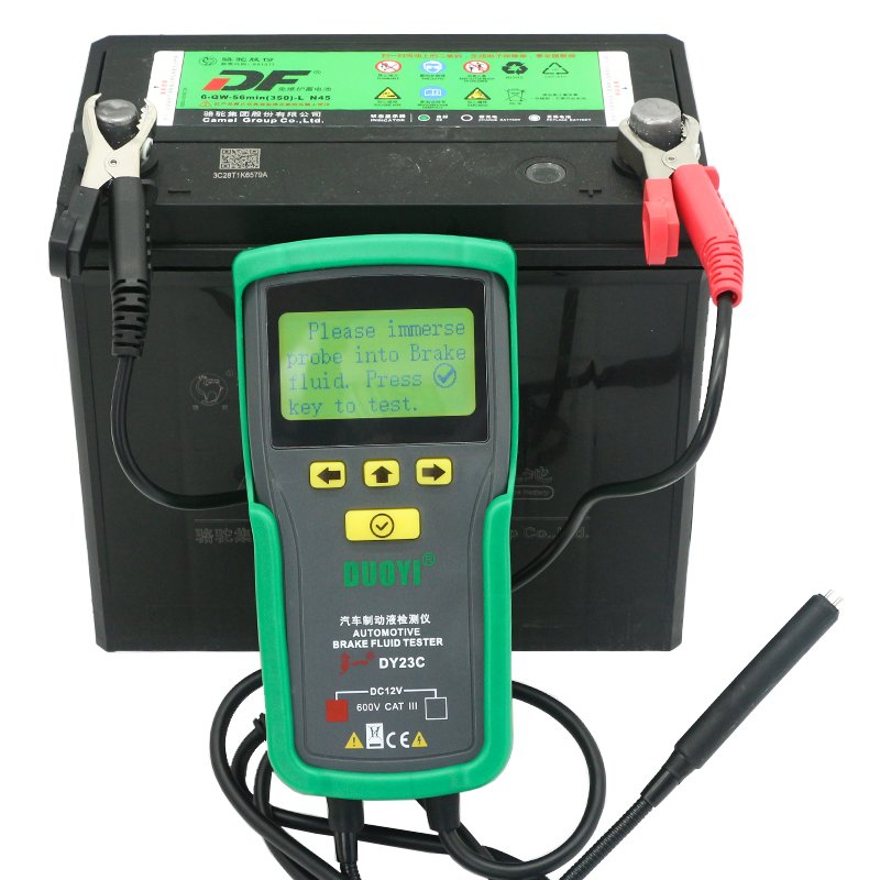 DUOYI DY23C Automotive Car Brake Fluid Tester Water Content Check Universal Oil Quality for Auto Vehicle DOT 3/4/5.1