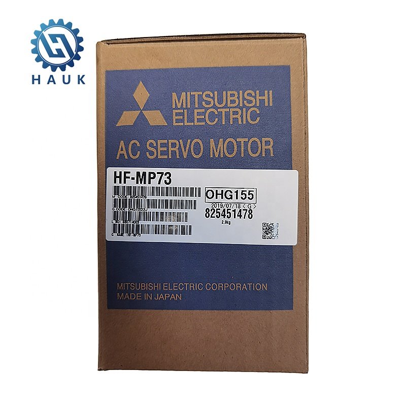 Mitsubishi HF-MP73 AC Servo Motor PLC Programming Control Servo Driver HF-MP Series Servo Motor