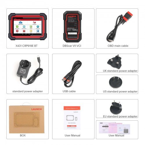 2024 Launch CRP919E BT x431 Bi-Directional Free Update OBD2 Scanner Car Diagnostic Tool Launch CRP919E BT with WiFi/BT