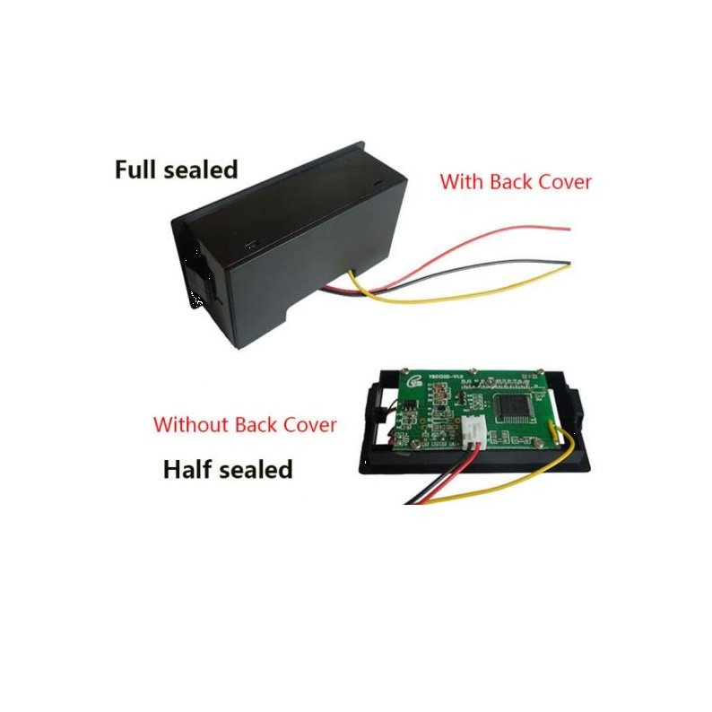YB5135D LCD Digital Display AC Voltmeter Tester AC80-500V Two-line Electric Car Battery Digital LCD Voltmeter Tester
