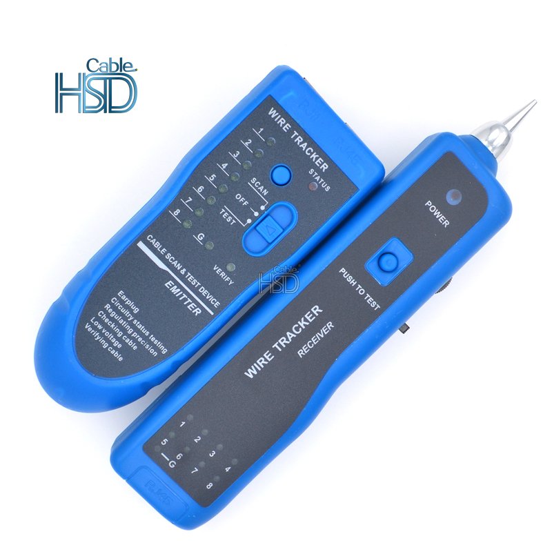 Network RJ45 RJ11 Telephone LAN Cable Tester Electric Wire Tracker Tracer Line Finder