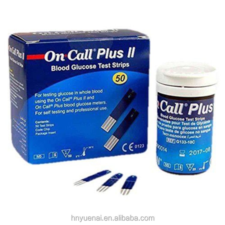 On Call Plus Blood Glucose Test Strip Blood Glucose Monitor Batch Meter High Quality Sensor Patch Monitoring System Continuous