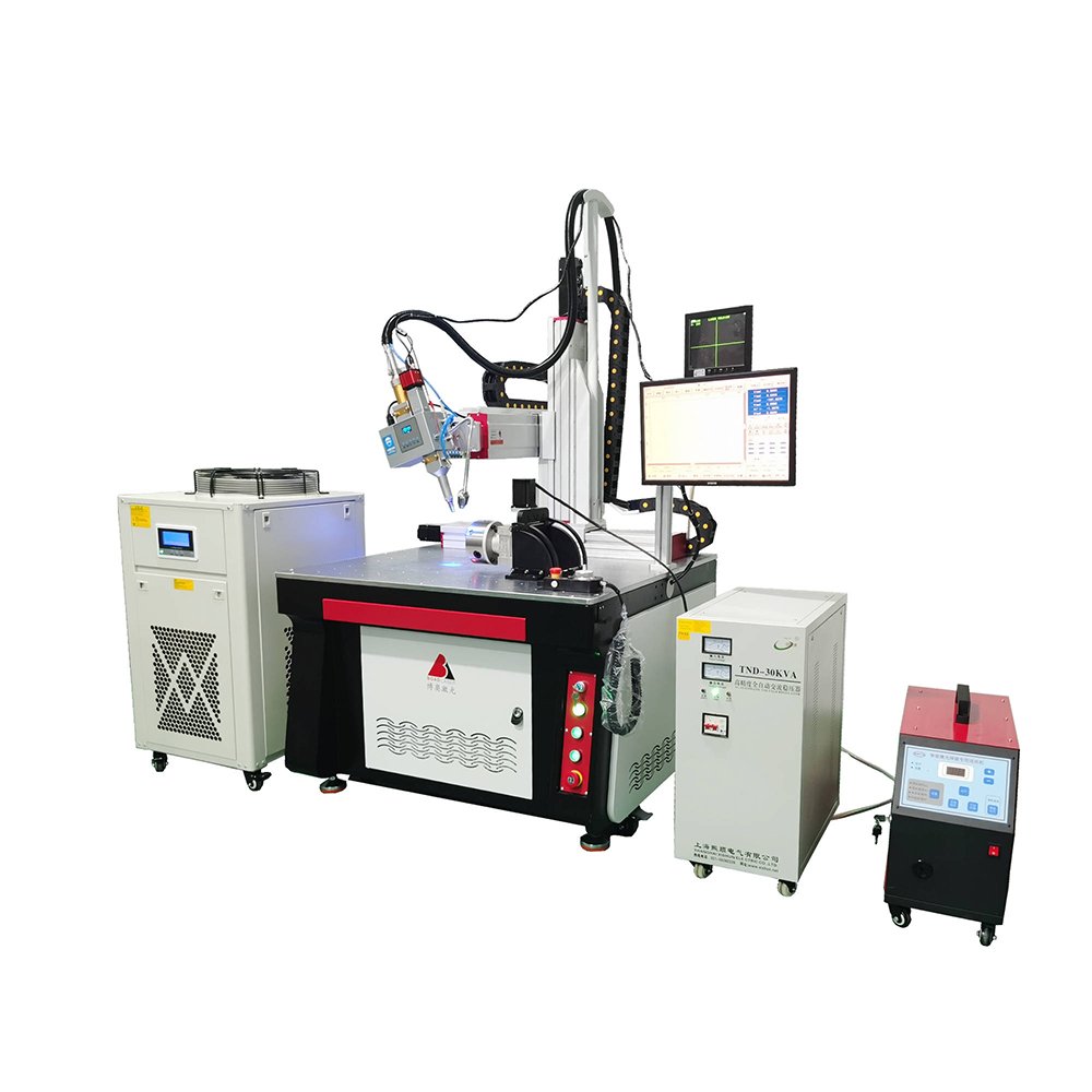 automatic 5axis cnc metal steel alloy laser welder with CCD platform 3000w 2000w laser welding machine for lithium battery pack
