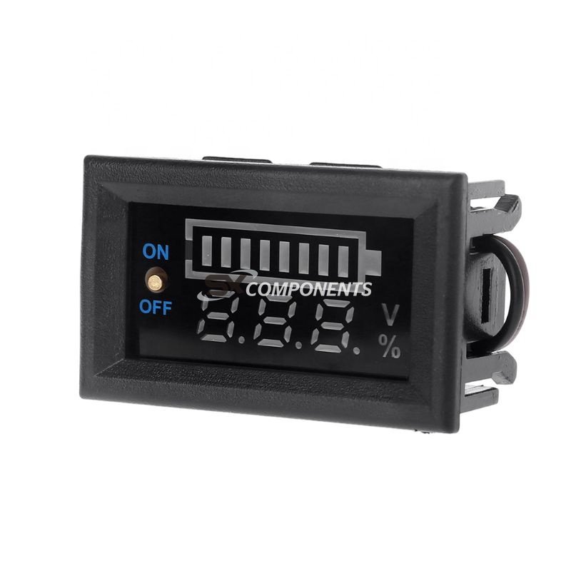 12V Charge Indicator Car Lead Acid Battery level Tester Lithium Capacity Meter LED Tester Voltmeter battery charge indicator