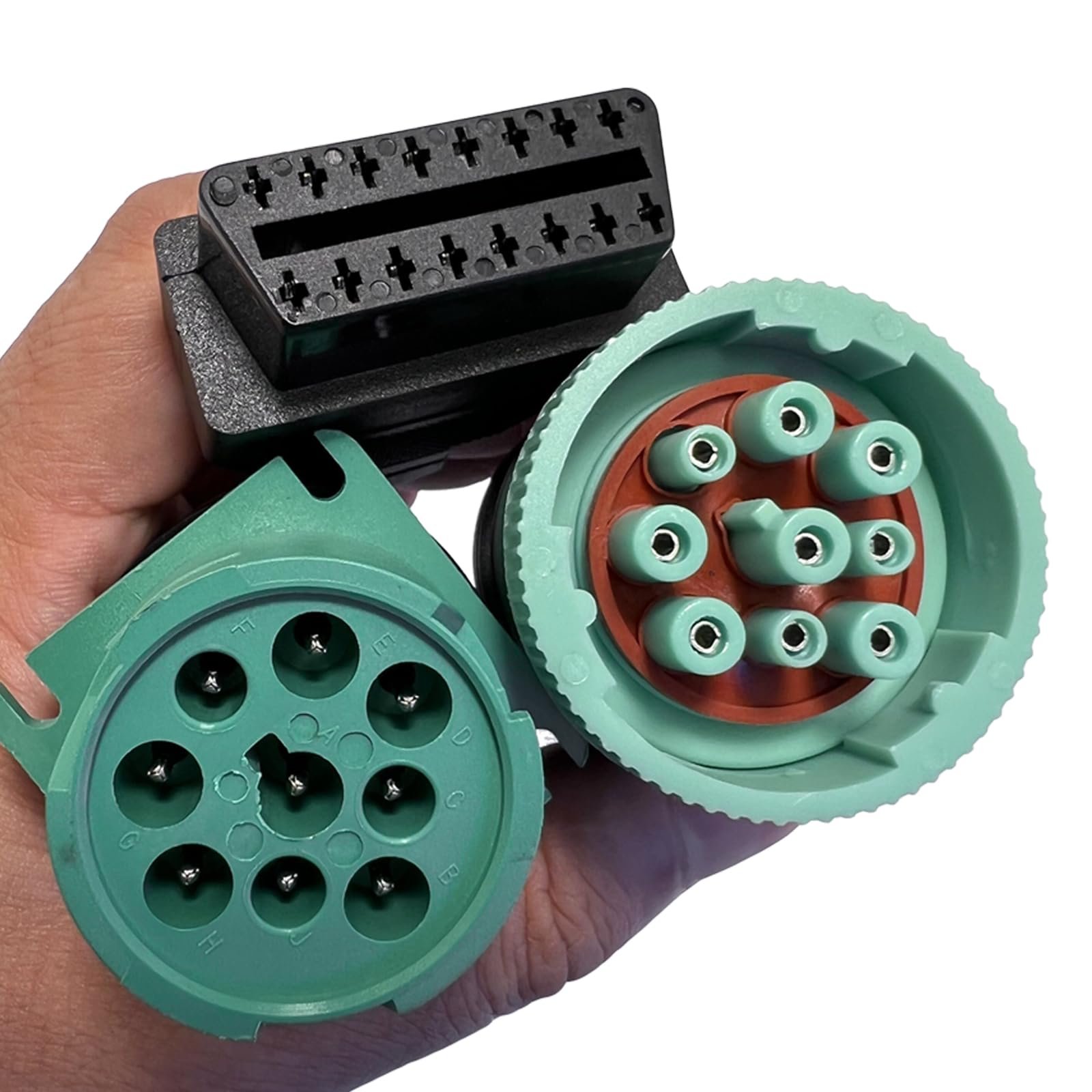 J1939 9 Pin to OBD 2 Male Adapter Cable