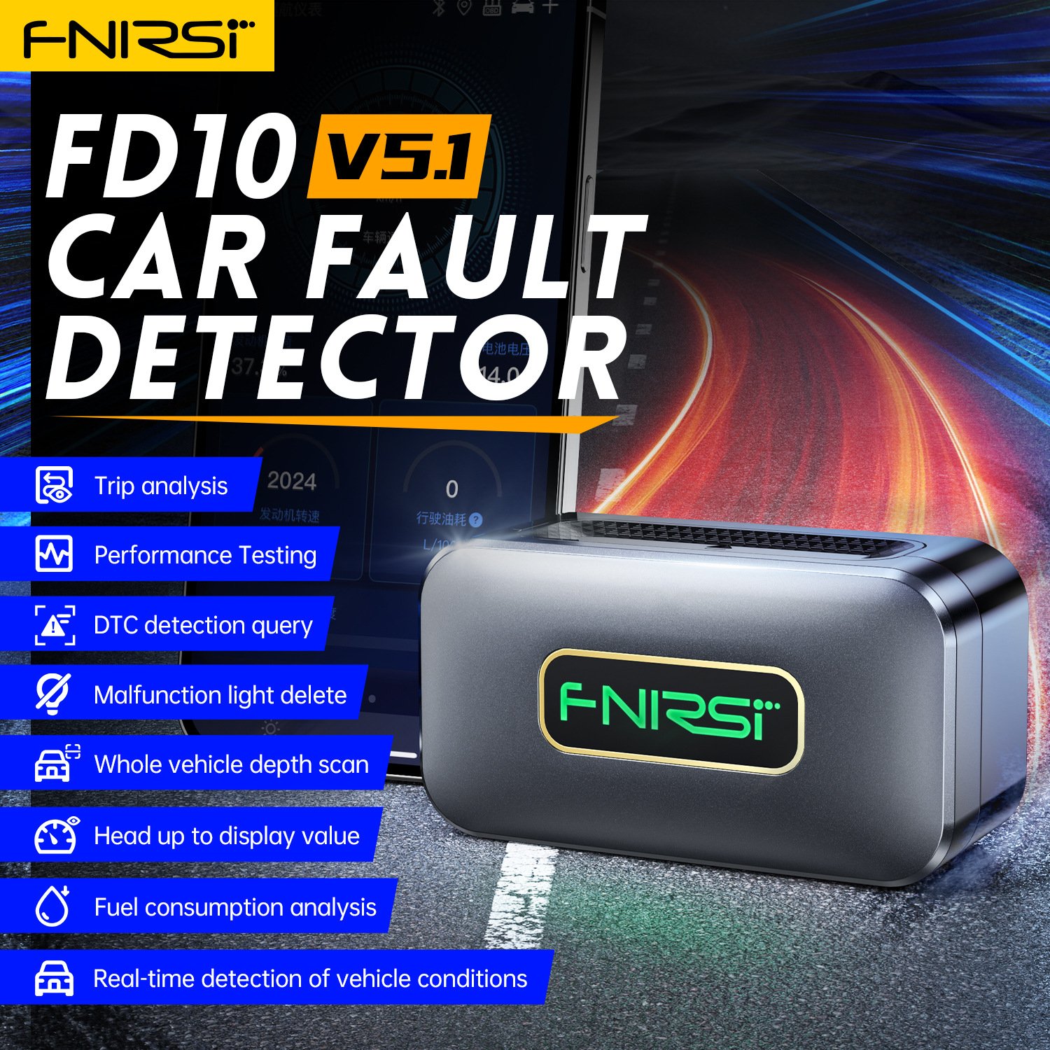 Diagnostic Tools OBD Car ELM327 Fault Code Reader