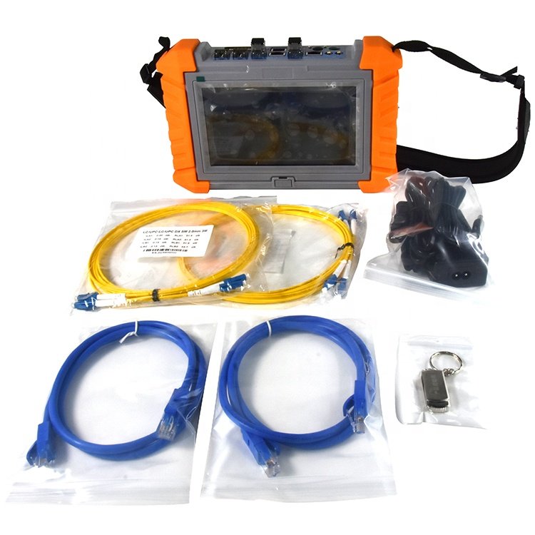 E1/V.35 10/100/1000M/10G Ethernet Optical Power Meter Optical Light Source OTDR Test Data Integrated Ethernet Tester TQ-4016A