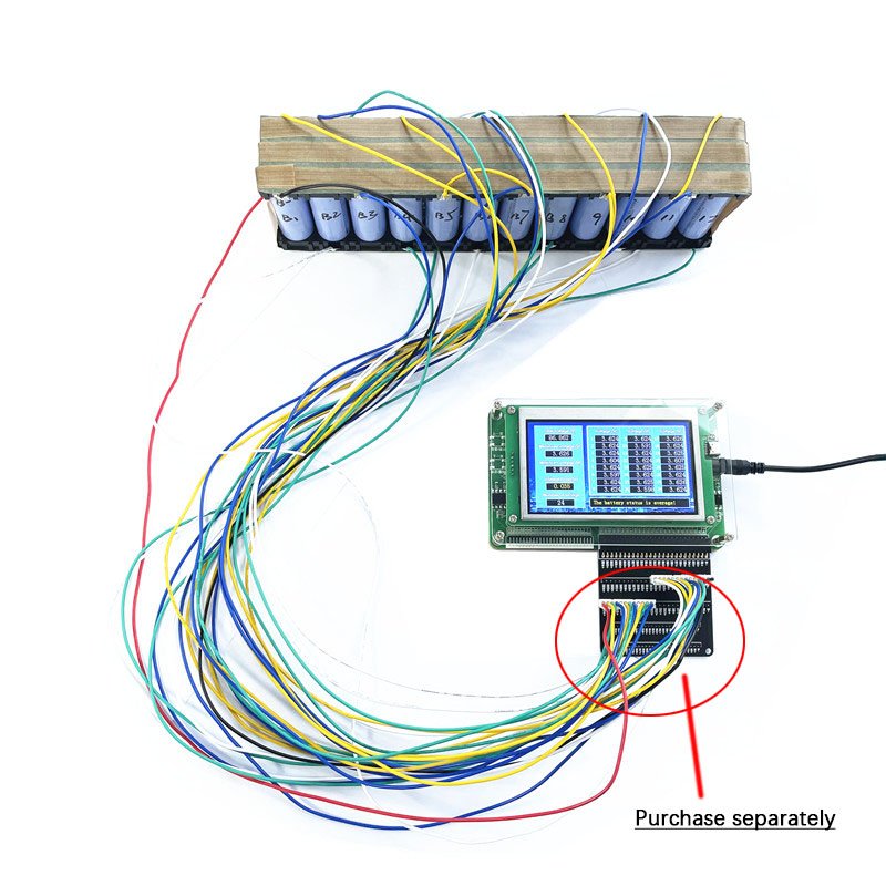 1S- 24S Voltage Tester Display Li-ion Lifepo4 Lithium Battery Pack Single Cell Measurement Identify String Number Volt METER