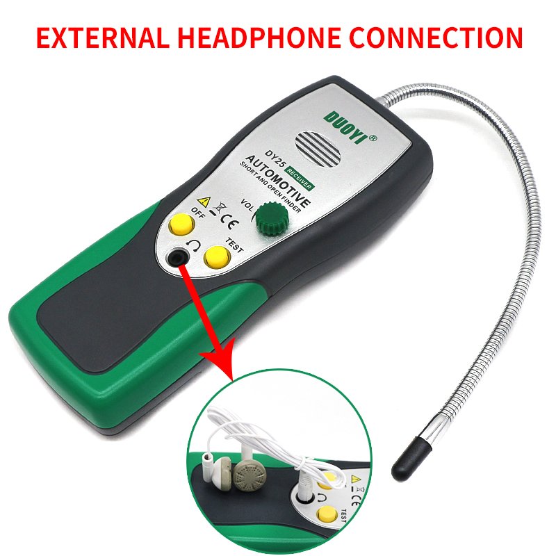 DY25 Automotive Short Open Circuit locating Finder Tester Diagnostic Test Tool Tracker Wire Tracing identification 6-24v