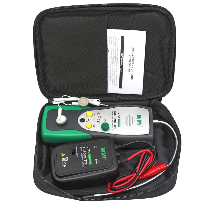 DY25 Automotive Short Open Circuit locating Finder Tester Diagnostic Test Tool Tracker Wire Tracing identification 6-24v