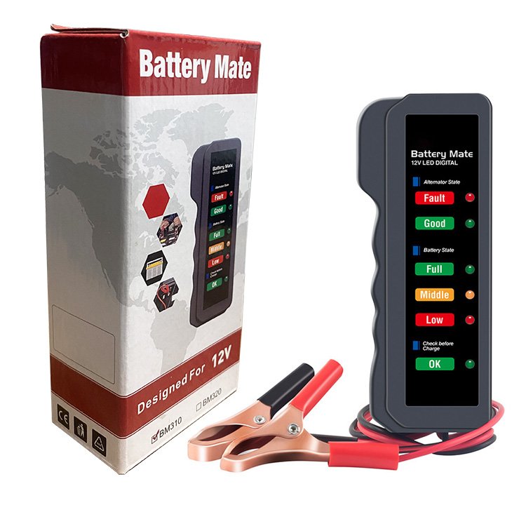 Lithium Lead Acid Battery Charging Starting Capacity Function Overload Test 12V Auto Battery Tester