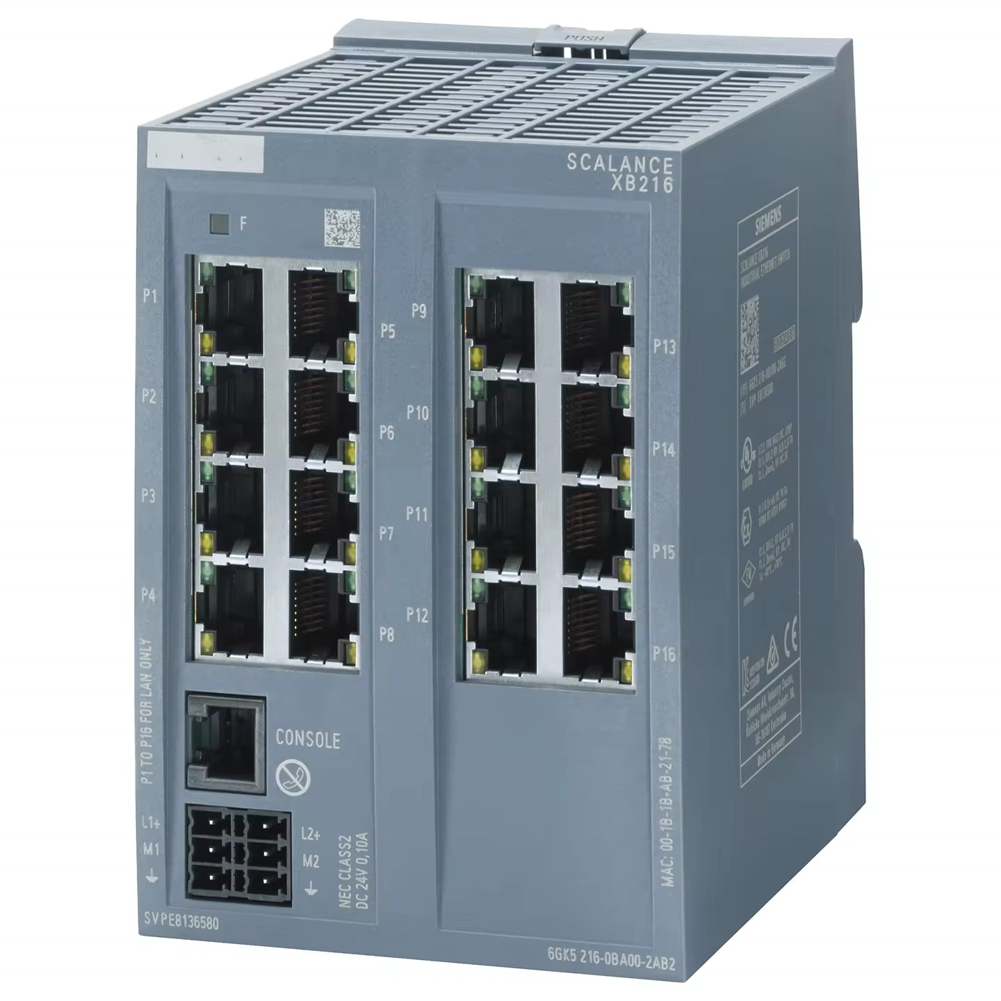 SCALANCE XB216 6GK5216-0BA00-2AB2 for plc controller module brand new original spot