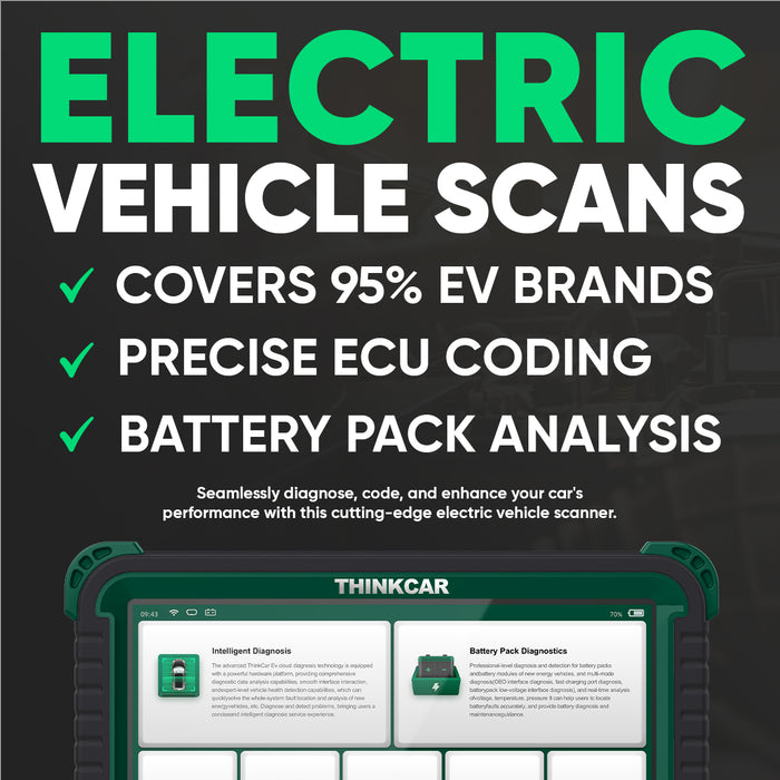Thinkcar THINKTOOL CE EVD For Electric New Energy Vehicles Battery Pack Diagnostics Programming ECU CODING EV Diagnostic Tool