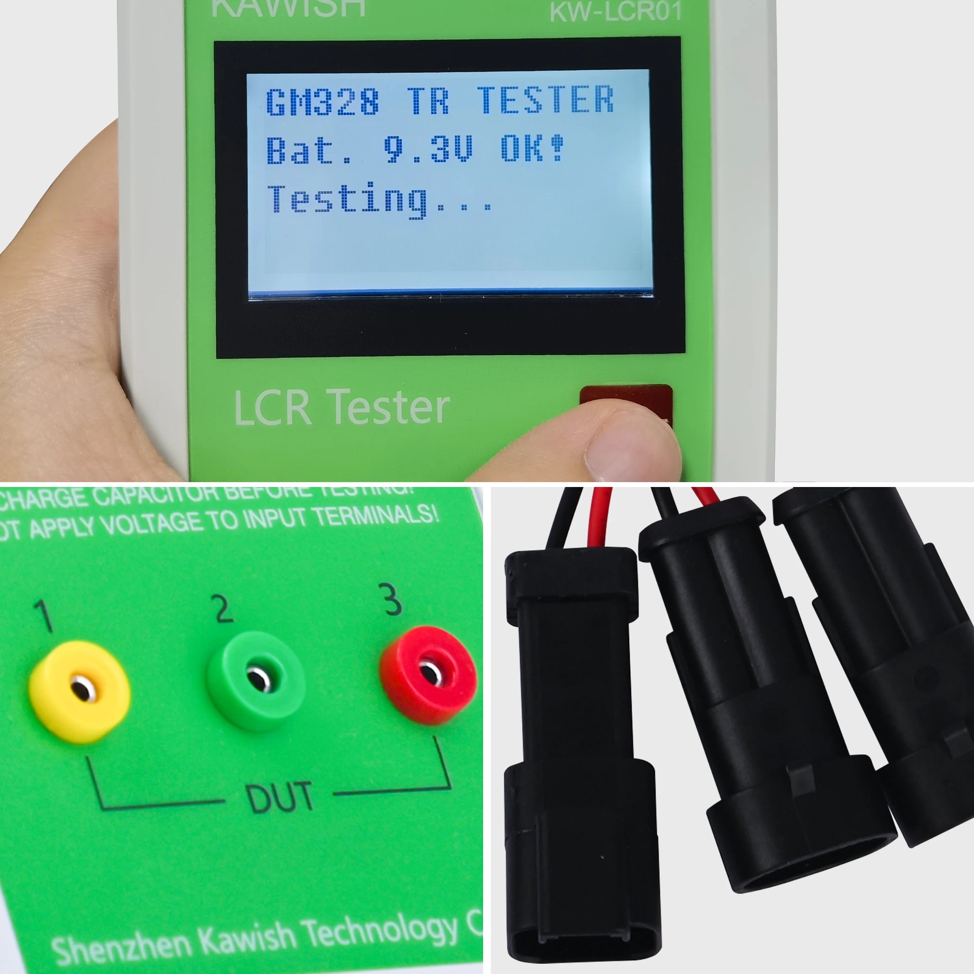 In-built Battery LCR01 TL-200 TR LCR ESR Resistance Capacitance Inductance Tester Diesel Common Rail Piezo LCR Injectors Tester