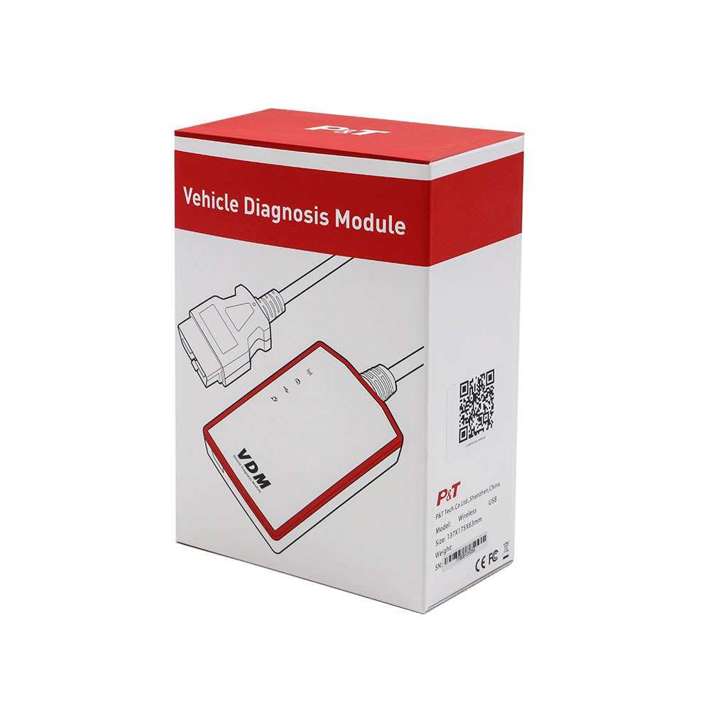 VDM2 Diagnostic Tool Code Reader Support Multi-Language Free Update WiFi UCANDA WiFi UCANDAS VDM Full System Automotive Scanner