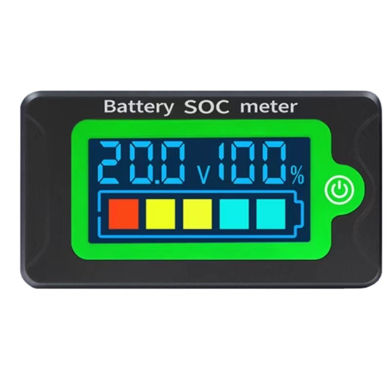 Professional Factory Voltmeter Ternary Lithium Battery Residual Power Detector Ampere Meter Digital