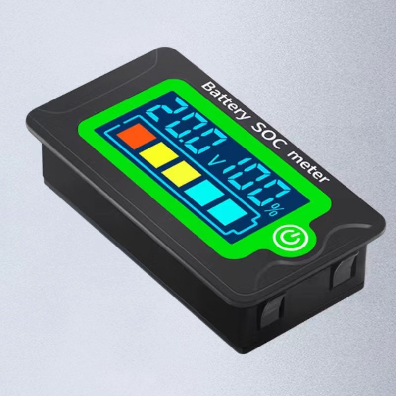 Professional Factory Voltmeter Ternary Lithium Battery Residual Power Detector Ampere Meter Digital
