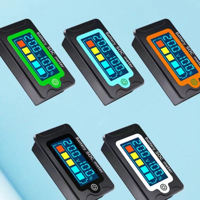 Professional Factory Voltmeter Ternary Lithium Battery Residual Power Detector Ampere Meter Digital