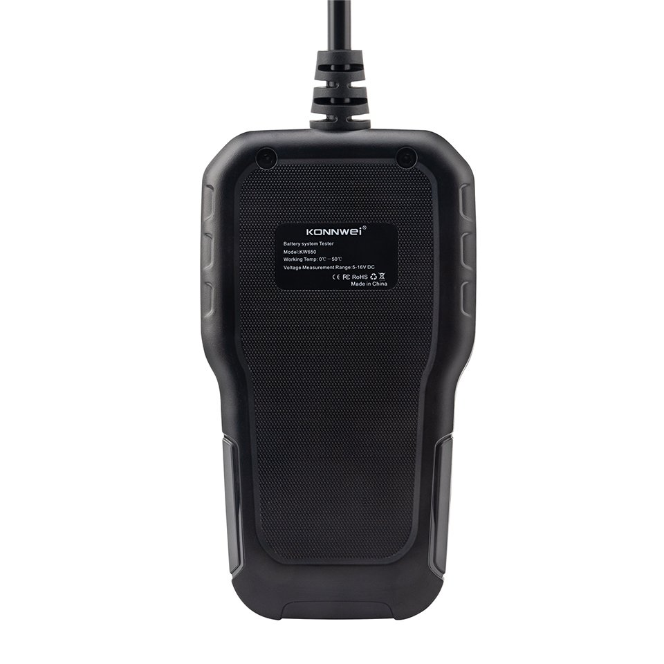 KONNWEI KW650 Car Battery Tester For 6V/12V Analyzer 100 to 2000 CCA Car Quick Cranking Charging Tester PK KW600 Battery Tool