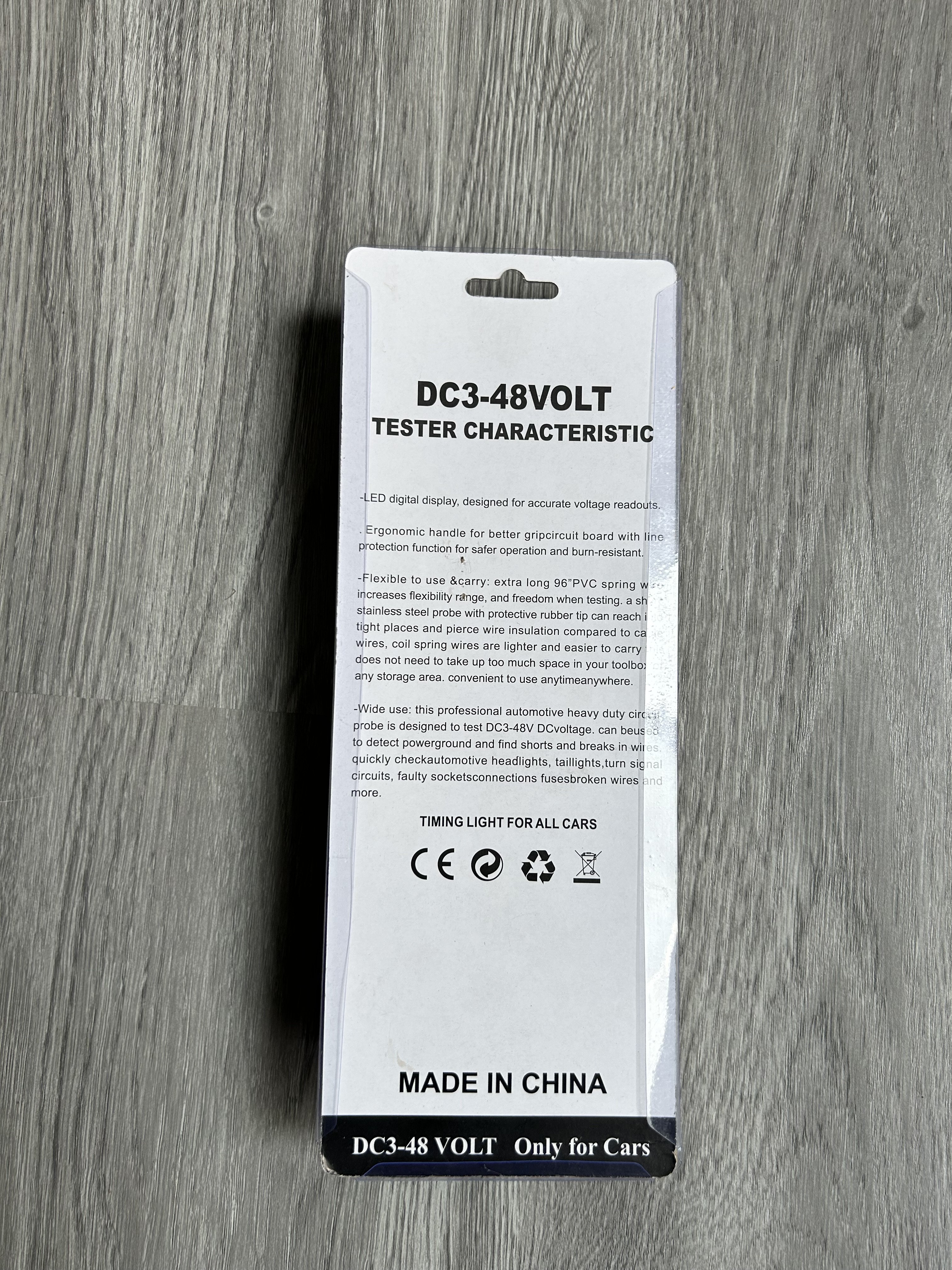 DC 5-90V Car Truck Voltage Circuit Tester Digital Display Long Probe Pen Light Bulb Automobile Diagnostic Tools Auto Repair