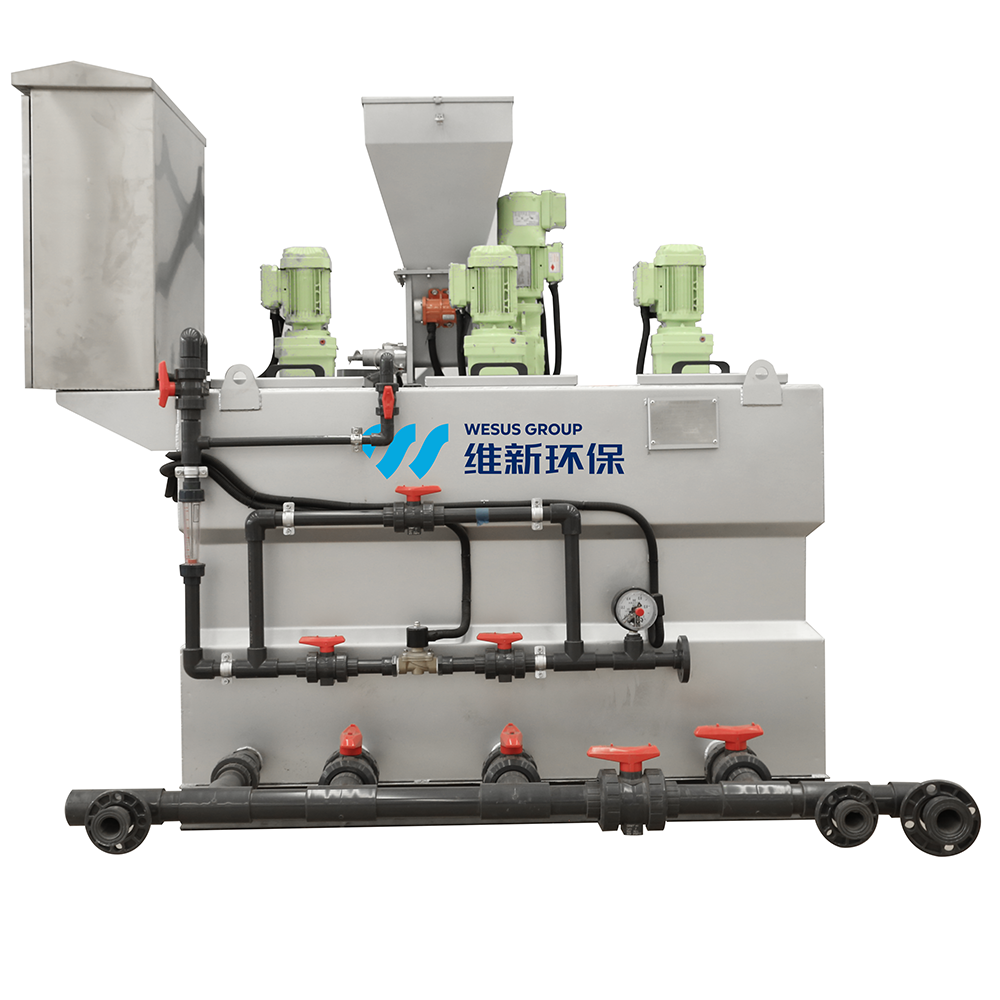 PAC\/PAM Flocculant Mixing and Dosing Device Water Treatment Machinery