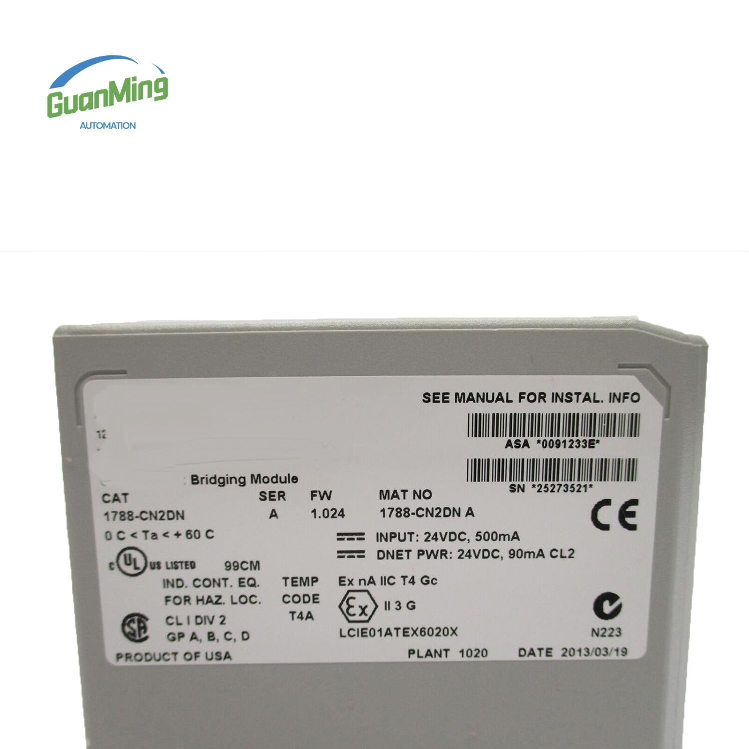1788CN2DN SER C All 1756 Series PLC Programming Controller Linking Device 1788-CN2DN