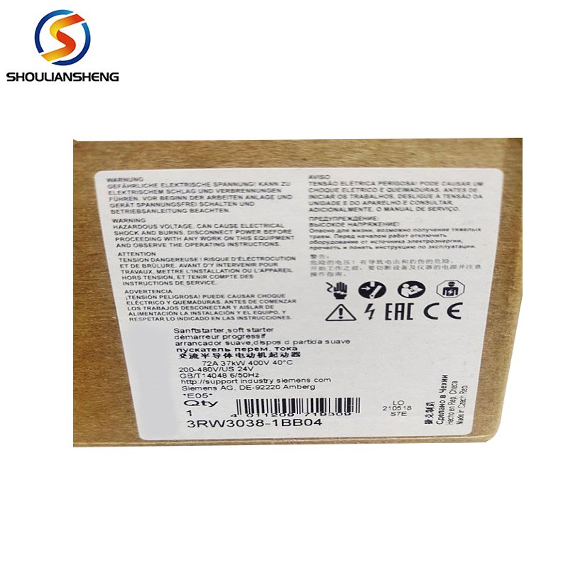 Plc programming controller 3RW3038-1BB04 plc pac and dedicated controllers new Original Stock In Stock PLC module
