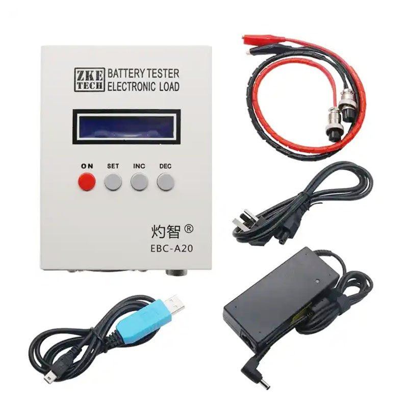 Hot Sale Zketech EBC-A20 5A Charge 20A Discharger 85W Li-ion &Lead-acid Batteries Capacity Analyzer Tester