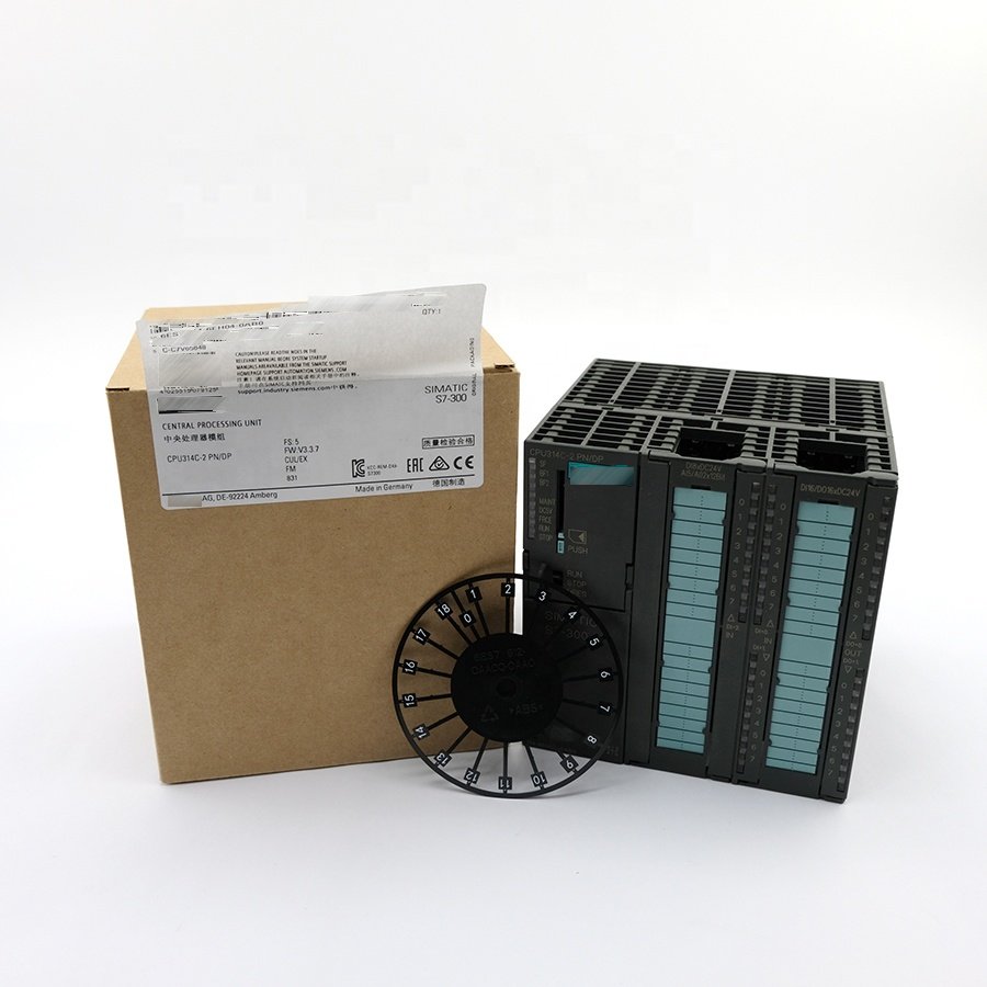 Siemens Simatic S7-300 CPU Module 6ES7314-6EH04-0AB0 Original Plc 6ES73146EH040AB0 CPU 314C-2PN/DP Compact CPU With MPI