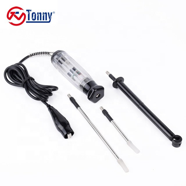 CE Certified 6V-12V Circuit Tester Retractable Wire Spark with Durable Plastic Material a & B Models for Diagnostic Tools