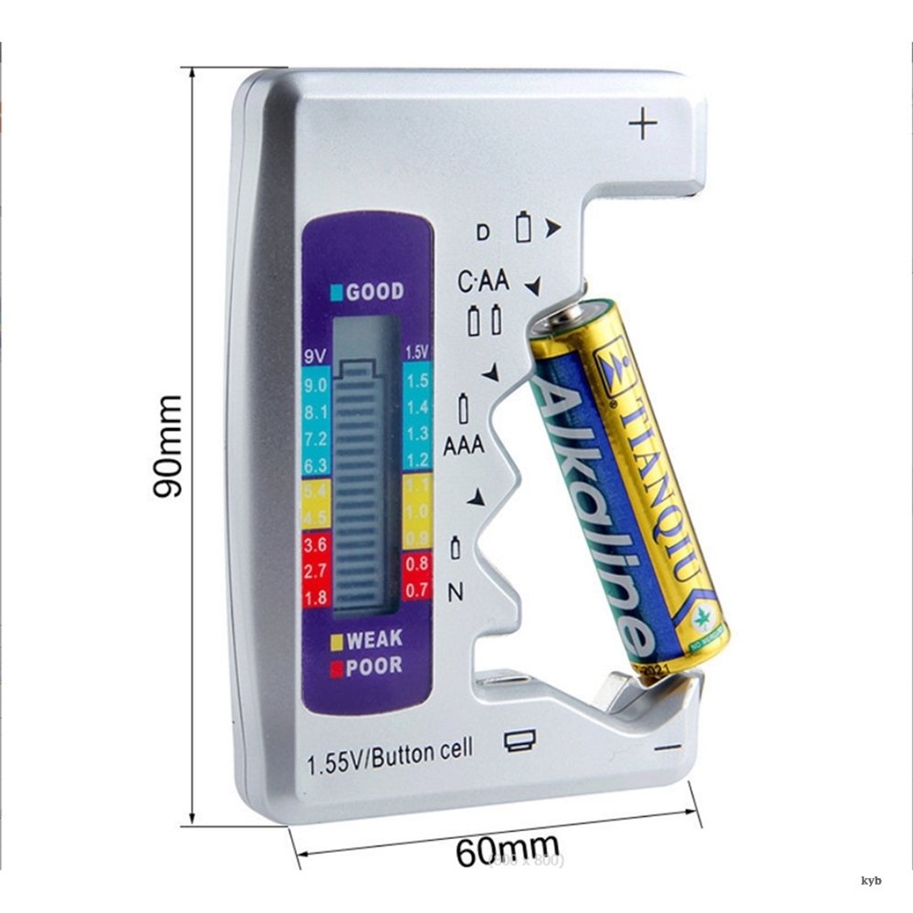 BT-886 Digital Battery tester Battery Power detector Digital display battery voltage measuring device BT886