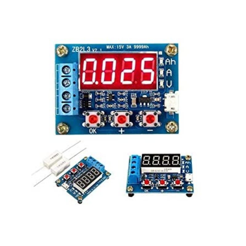 ZB2L3 Battery Capacity Tester External Load Discharge 1.2-12V Battery 18650 Capacity Test