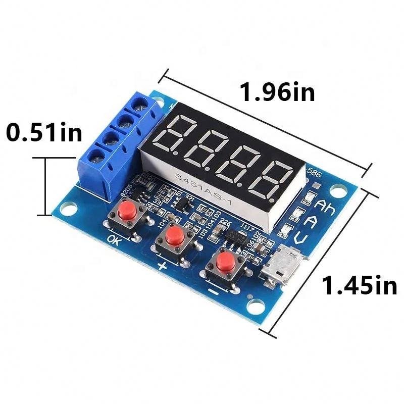 ZB2L3 Battery Capacity Tester External Load Discharge 1.2-12V Battery 18650 Capacity Test