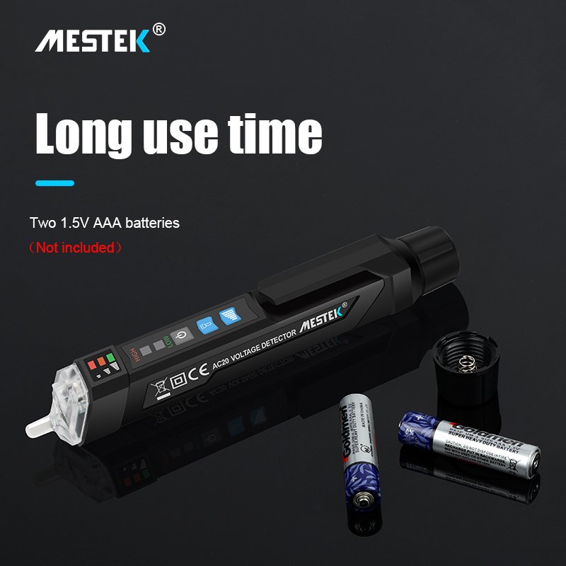 Mestek Professional AC20 Pen Type Non-contac Voltage Tester Intelligent Induction High Precision AC20 Voltage Sensor Tester Pen