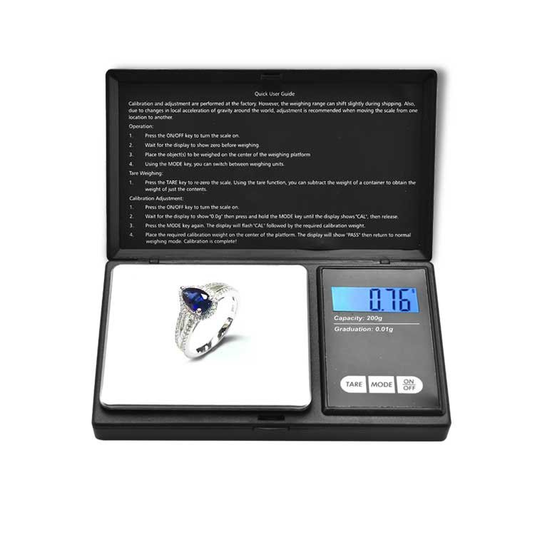 Veidt Weighing Fashion Digital LCD Display China High Quality Pocket Scale Gold Tester Sensitive Gold Detector