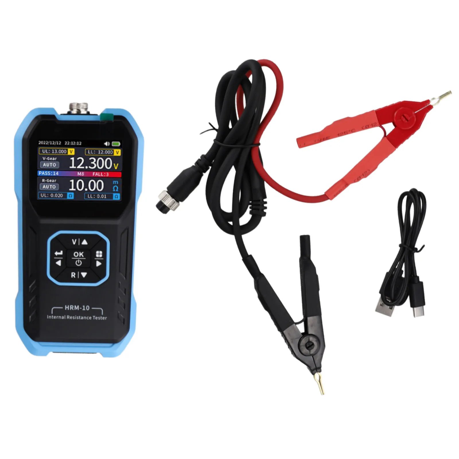 Lithium battery internal resistance tester high-precision voltage resistance tester 18650 battery tester
